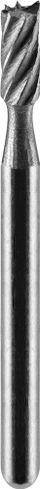 Freza cilindrike Graphite HSS, 3.2 mm, set 2 copë, ngjyrë metalike