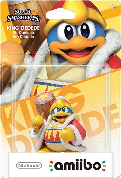 Figurinë Amiibo Nintendo Super Smash Bros King Dedede Nr.28, aksesor për konsola, shumëngjyrëshe