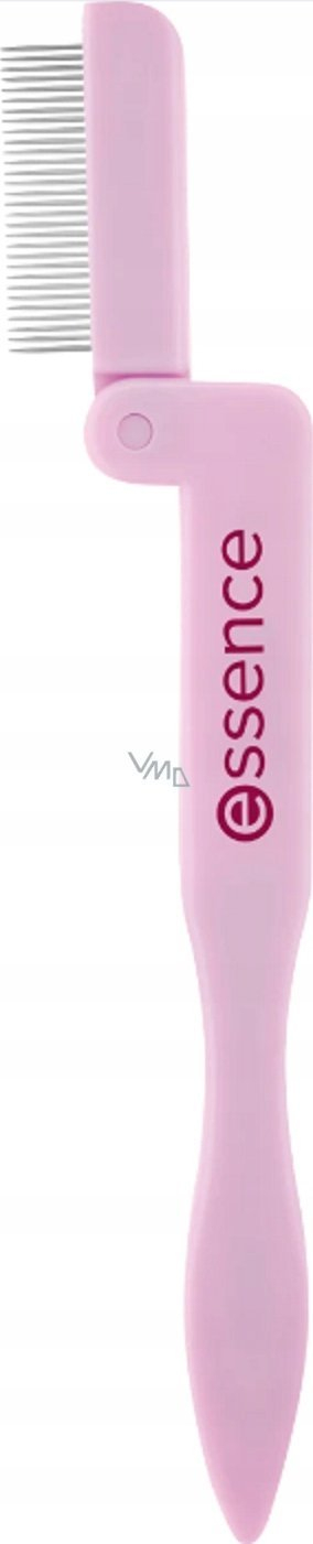 Четка за трепки Essence Eyelash Comb, преклопна, светло розова