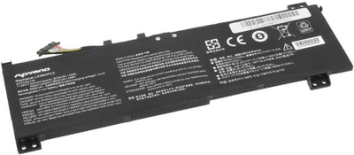 Bateri laptopi Movano për Lenovo IdeaPad Gaming 3 15ACH6 15IHU6, 45Wh, litium polimer, e zezë