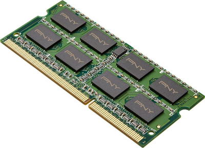 Memorie RAM për laptop PNY PC3-12800, 8GB DDR3 SODIMM, 1600MHz, e gjelbër