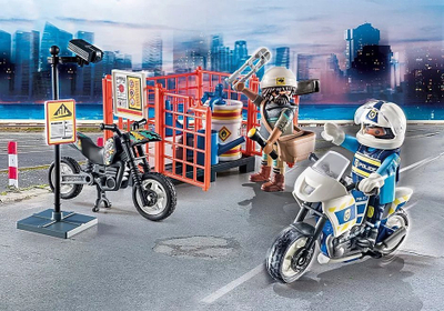 Set lodrash Playmobil City Action Police Starter Pack 71381, 46 pjesë, për kalamaj 4+