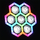 Reflektor skenik LED Neon &amp; Rainbow Frame Par, RGBW, DMX, i zi
