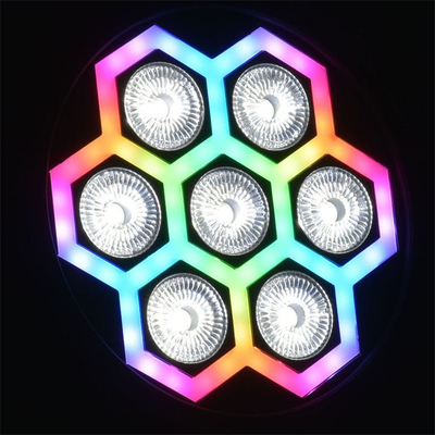 Reflektor skenik LED Neon &amp; Rainbow Frame Par, RGBW, DMX, i zi