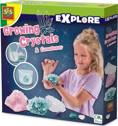 Set eksperimental SES Creating Crystals and Gemstones, krijim kristalesh, për fëmijë
