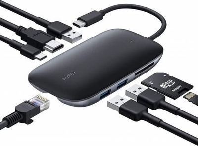 Stacion/Replikator Aukey USB-C (CB-C71)