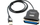 Kabel adapter Hertz 394-uniw, USB-A në LPT, 0.8 m, i zi