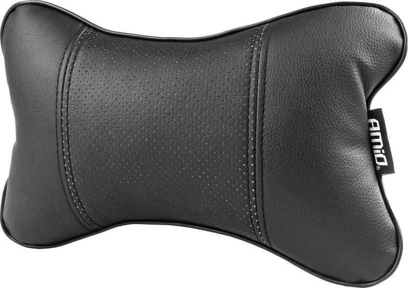 Mbështetëse lumbare për veturë AMiO 03130, ergonomike, universale, e zezë