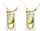 Set gota shot Vialli Design Soho, 2 copë, 60 ml, qelq transparent