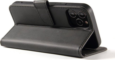 Maskë telefoni Hurtel Magnet Case për Poco M4 Pro 5G, me kapak, me qëndrim, ngjyrë e zezë