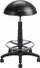 Stol balancues Gaiam High Rise Balance Ball, lartësi 31", që e çon lart-poshtë, i zi