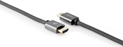 Kabllo HDMI Nedis Profigold, 10 m, 4K 60Hz, gri metalik