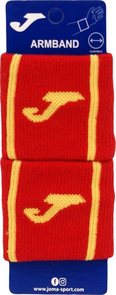 Rrip për kyç sportiv Joma Game Terry, set me 2 copë, elastik, i bardhë