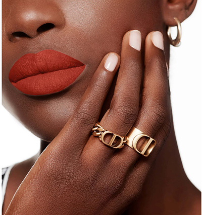 Buzëkuq DIOR Forever Nude Look, mat, i kuq