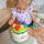 Lodër edukative Woopie Basket of Flowers, sorter dhe gjerdan, shumëngjyrëshe