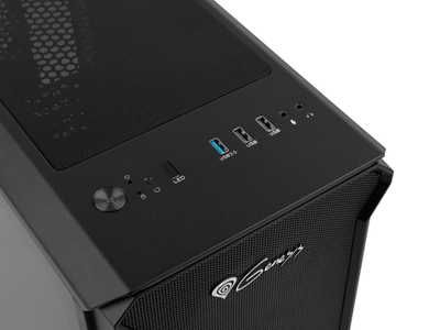 Kasë Genesis IRID 503 ARGB MICRO, Micro Tower, e zezë