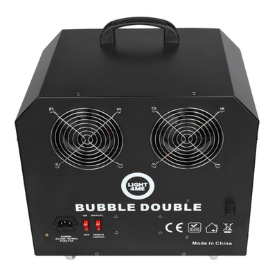 Makinë flluskash Light4Me Bubble Double, 300W, telekomandë wireless, e zezë