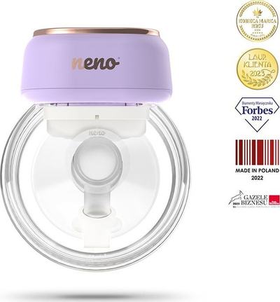Pompe gjiri elektrike NENO Sole Hands Free, pa kabëll, 210ml, e bardhë