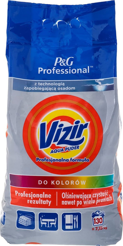Pluhur larës Vizir Professional Color, 7.15 kg, për rroba me ngjyra