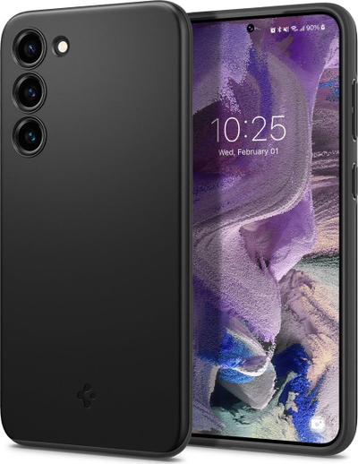 Këse telefoni Spigen Thin Fit, Samsung Galaxy S23, e zezë