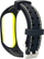 Rrip sportiv Beline për Mi Band 5/6, silikon, me vrima ajrosje, zi me ngjyrë lime