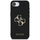 Маска за телефон Guess Grained Big 4G Logo, за iPhone 16e, црна