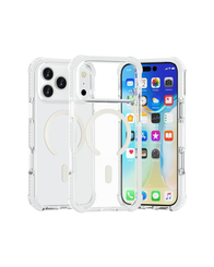 Mbrojtëse me MagSafe Levelo 17 Pro Max, transparente