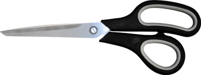 Ножици за канцеларија B.N.T, 210mm, рачка Soft Grip, црни