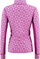 Bluzë bazike Kari Traa Rose Half Zip, 100% lesh Merino, gjysëm zinxhir, rozë