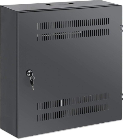 Kabinet muri Intellinet Low Profile 19", 4U horizontal 2U vertikal, 170 mm thellësi, gri