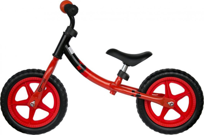 Biçikletë balancu MASTER Poke, rrota 12", hekur, e kuqe