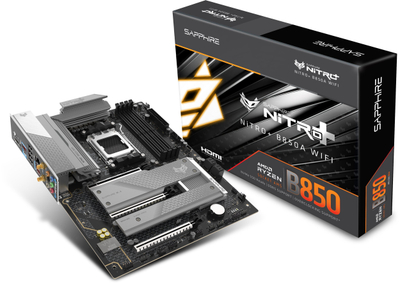 Матична плоча Sapphire Nitro+ B850A, Socket AM5, DDR5, WiFi 7