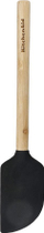 Shpatull kuzhine KitchenAid Bamboo Scraper, me dorezë bambuje, e zezë