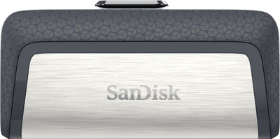 USB SanDisk Ultra Dual Drive, 256GB, USB 3.0, gri