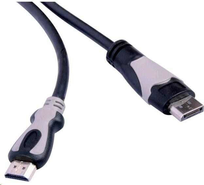 Kabllo PremiumCord DisplayPort në HDMI, 1m, e zezë