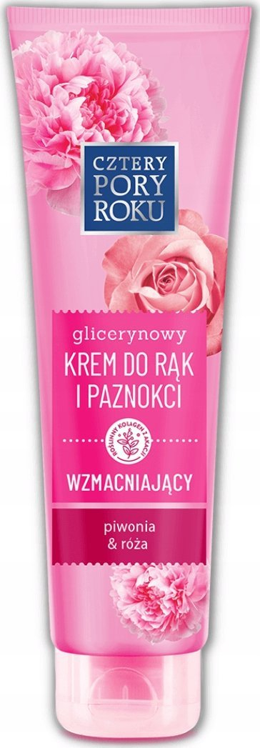 Krem duarsh dhe thonjsh Cztery Pory Roku Peony &amp; Rose, 130 ml