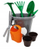 Set lodrash rëre Tupiko Little Gardener, vegla kopshti, kovë plastike, shumëngjyrësh