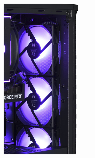 PC гејминг Actina Ryzen 7 5700X3D, 16GB RAM, RTX 4070 SUPER, 1TB SSD, црн