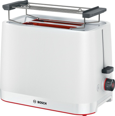 Toaster Bosch MyMoment TAT3M121, 950W, 2 feta, i bardhë