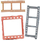 Set prerës për scrapbooking Staff Die Set, 3 pjesë, formë shiriti filmi, shumëngjyrësh