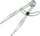 Kompas për metal Dedra 150mm, metal, gri