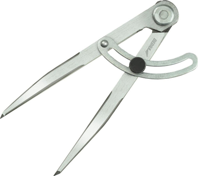 Kompas për metal Dedra 150mm, metal, gri