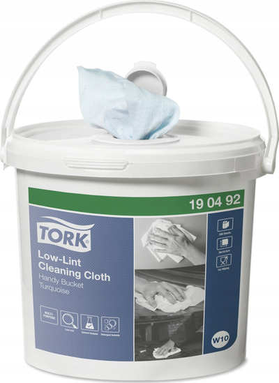 Lecka pastrimi Tork W10, 200 copë, 30 x 16.5 cm, ngjyrë turkeze