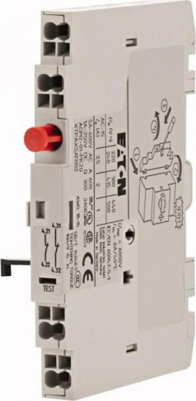 Modul tripi Eaton AGM2-01-PKZ0-PI, 250V DC, 3.5A, gri