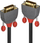 Kabllo DVI Lindy Anthra Line, 15m, Dual Link, e zezë