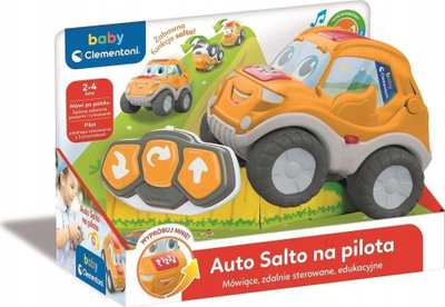 Makinë lodër me telekomandë Clementoni Baby Reversible Car Flip 50936, bën flip, off road, me plot ngjyra