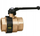 Сферичен вентил Caleffi Ballstop 323080, 1 1/2", F, хромиран бронз