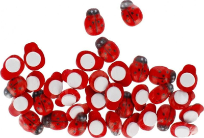 Figurina druri me ngjitje Craft with Fun, buburreca, 13 mm, 35 copë