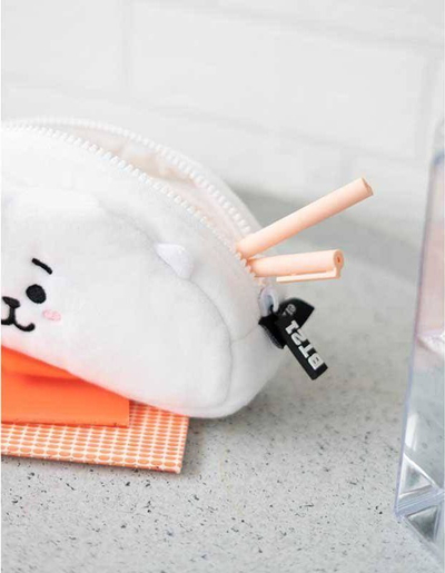 Penar BT21 Line Friends RJ, pelush, për lapsa, shumëngjyrësh