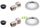 Set montimi Cersanit CARI S951-092, për rubinet murale, metalik